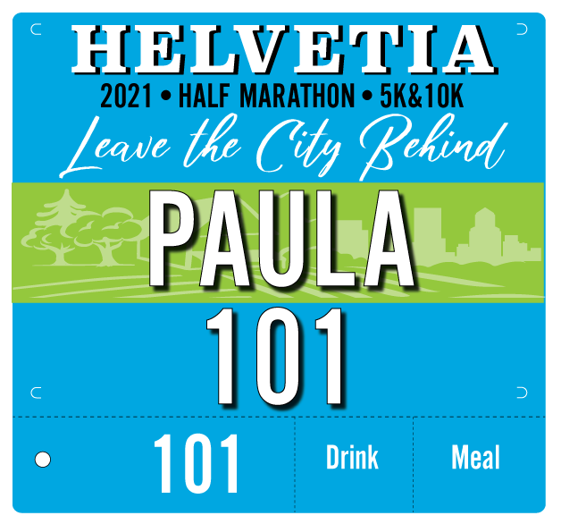 Helvetia Half Marathon, 5K, 10K Runwithpaula Events